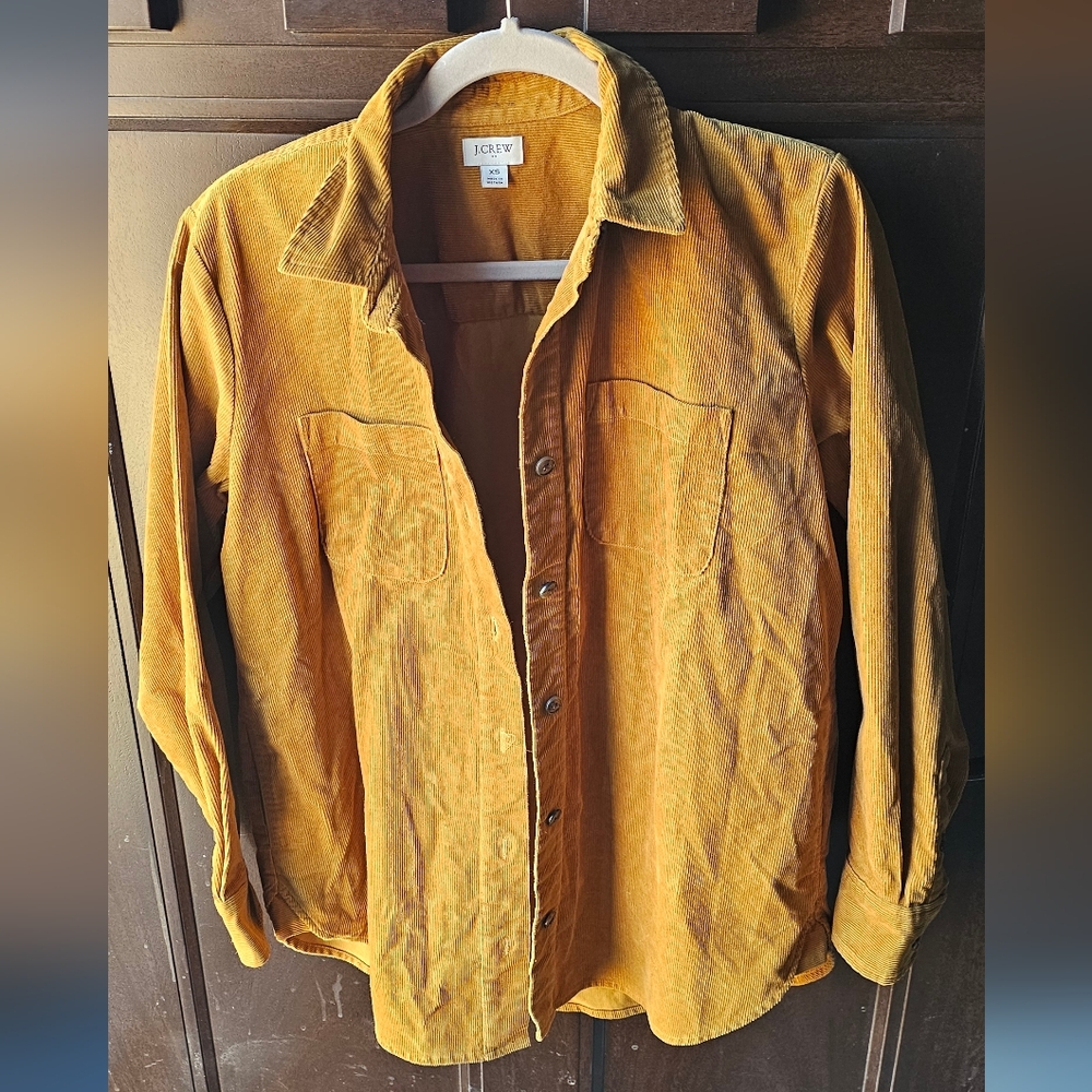 J Crew Factory women's corduroy shirt NWOT